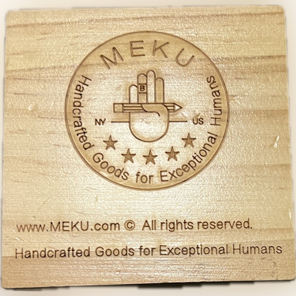 ❌Meku Wooden Two-Tone Women’s Watch Calendar Wooden Box Folding Clasp Quartz - Picture 7 of 9